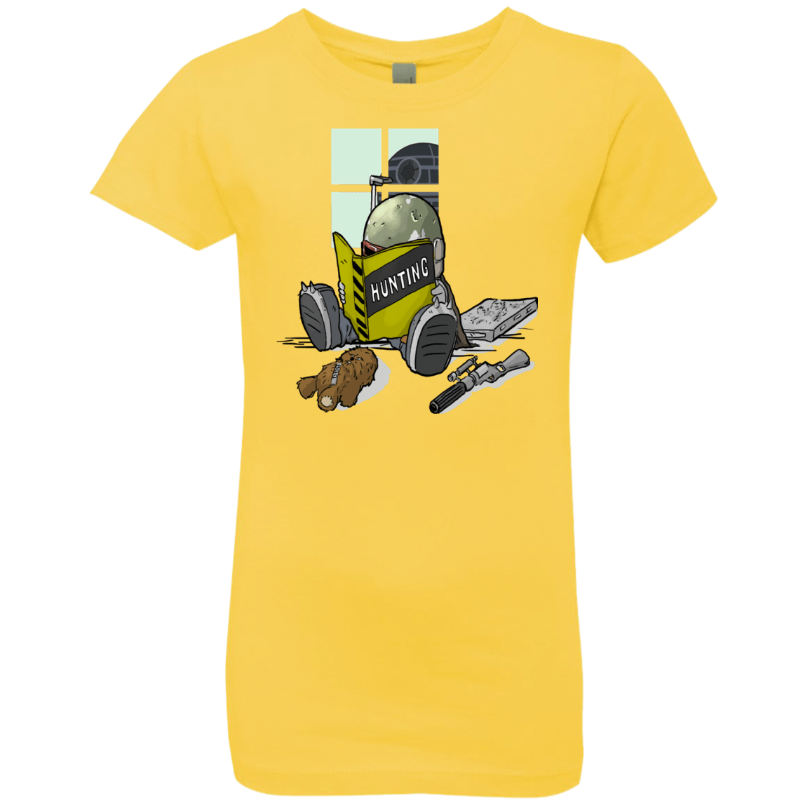 T-Shirts Vibrant Yellow / YXS Little Boba Girls Premium T-Shirt