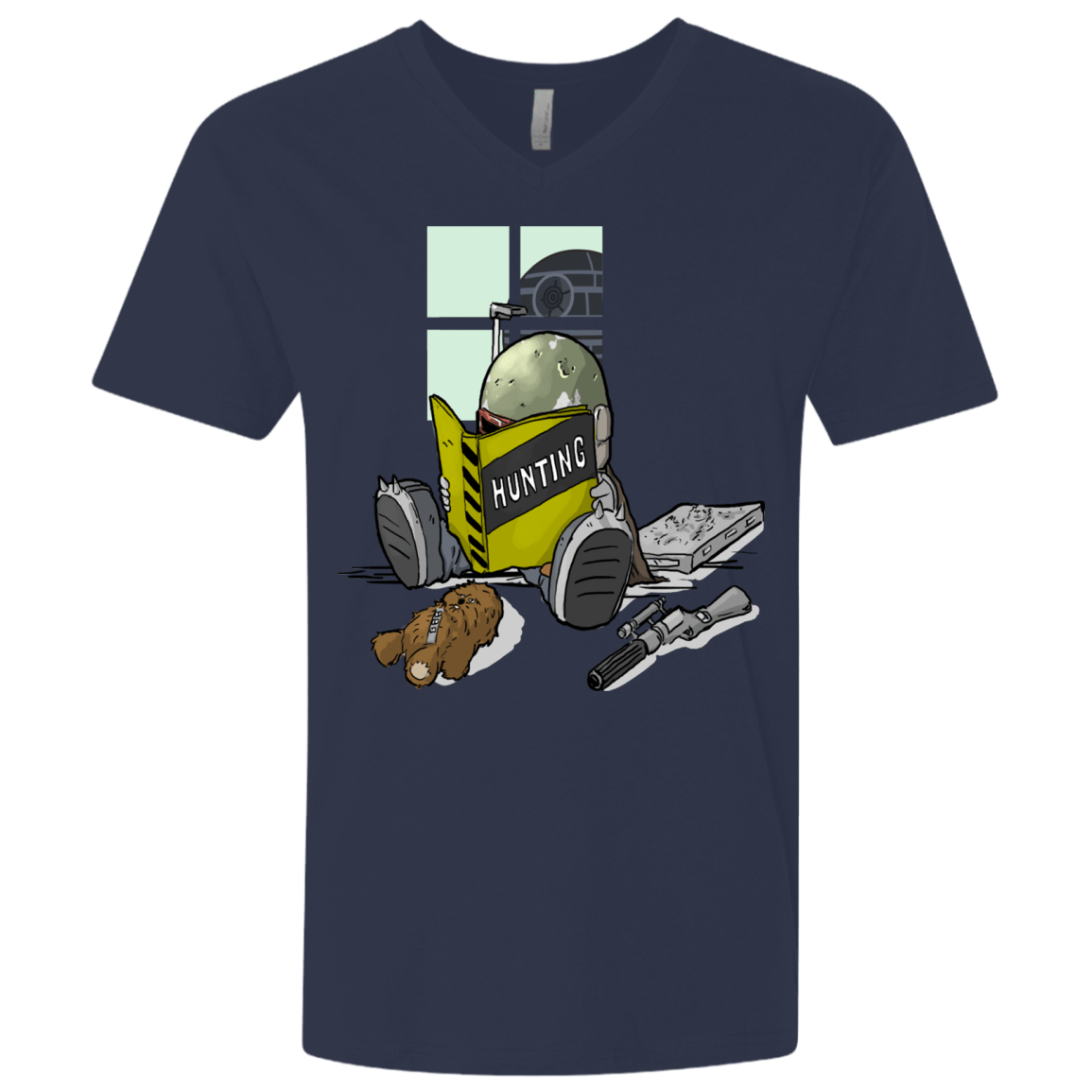 T-Shirts Midnight Navy / X-Small Little Boba Men's Premium V-Neck