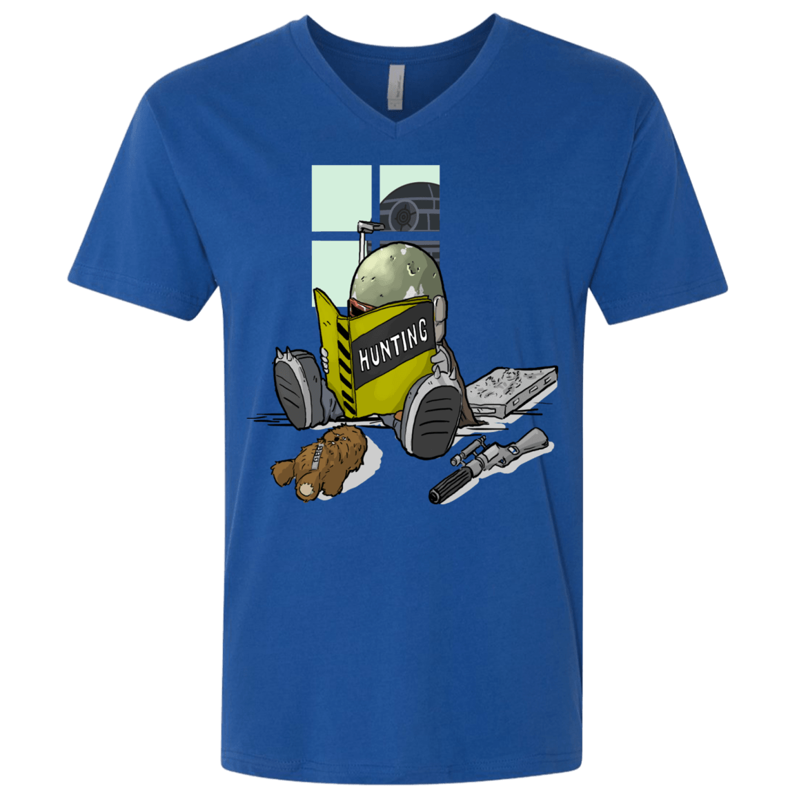 T-Shirts Royal / X-Small Little Boba Men's Premium V-Neck