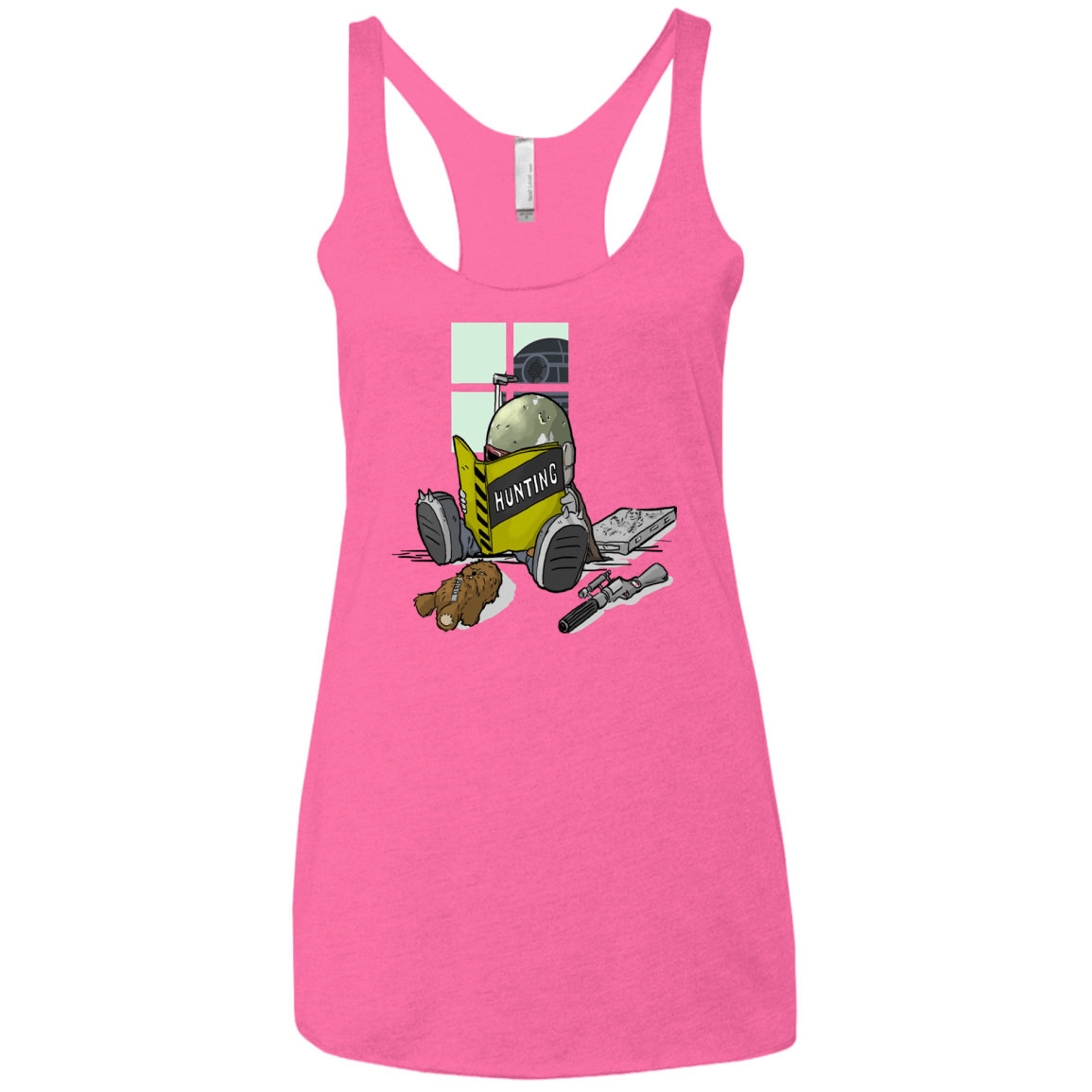 T-Shirts Vintage Pink / X-Small Little Boba Women's Triblend Racerback Tank