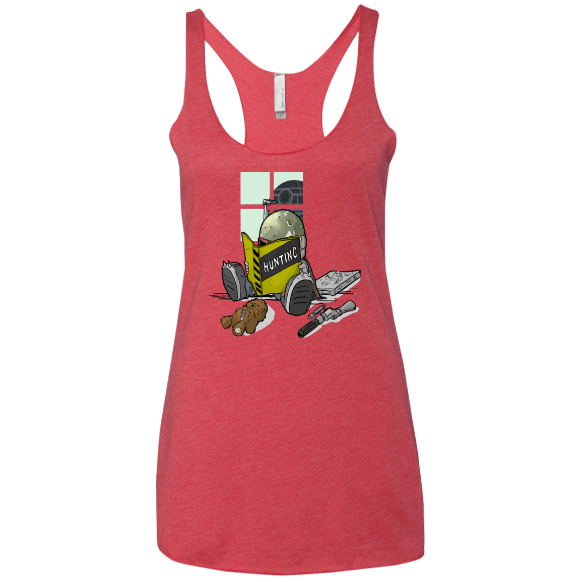 T-Shirts Vintage Red / X-Small Little Boba Women's Triblend Racerback Tank