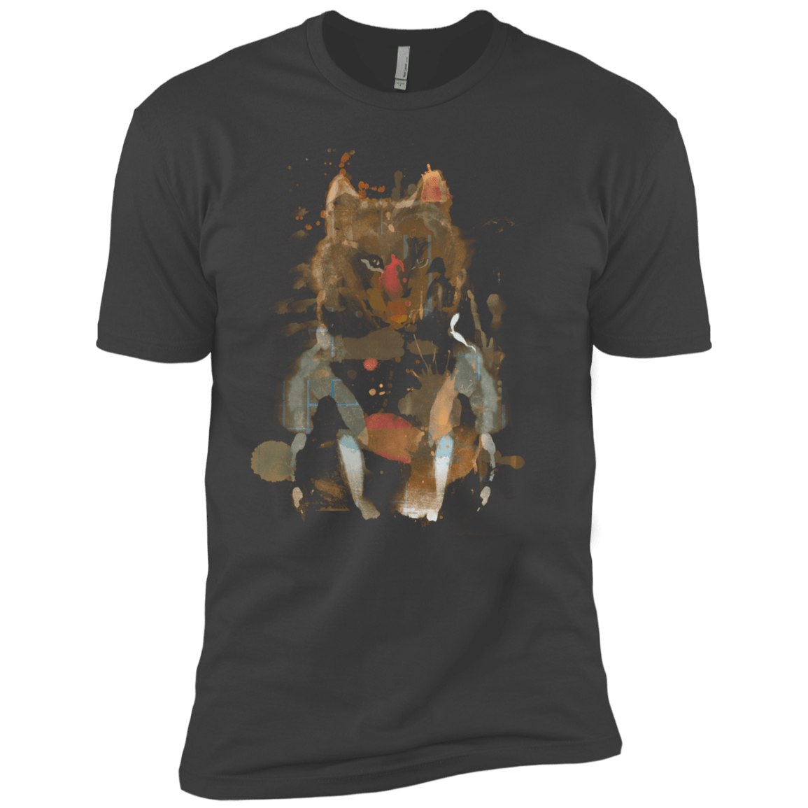 T-Shirts Heavy Metal / YXS Little Foxy Watercolor Boys Premium T-Shirt