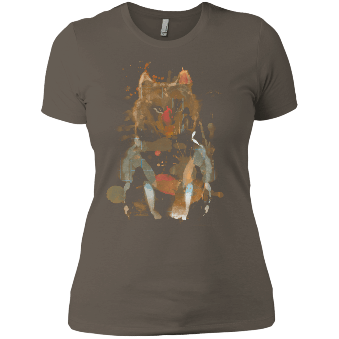 T-Shirts Warm Grey / X-Small Little Foxy Watercolor Women's Premium T-Shirt