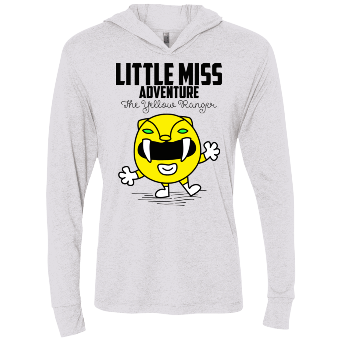 T-Shirts Heather White / X-Small Little Miss Adventure Triblend Long Sleeve Hoodie Tee