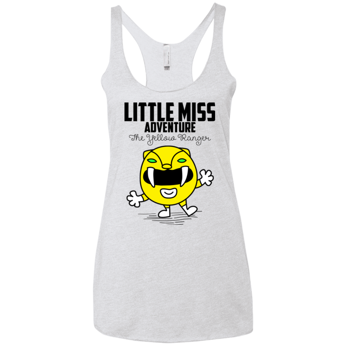 T-Shirts Heather White / X-Small Little Miss Adventure Women's Triblend Racerback Tank