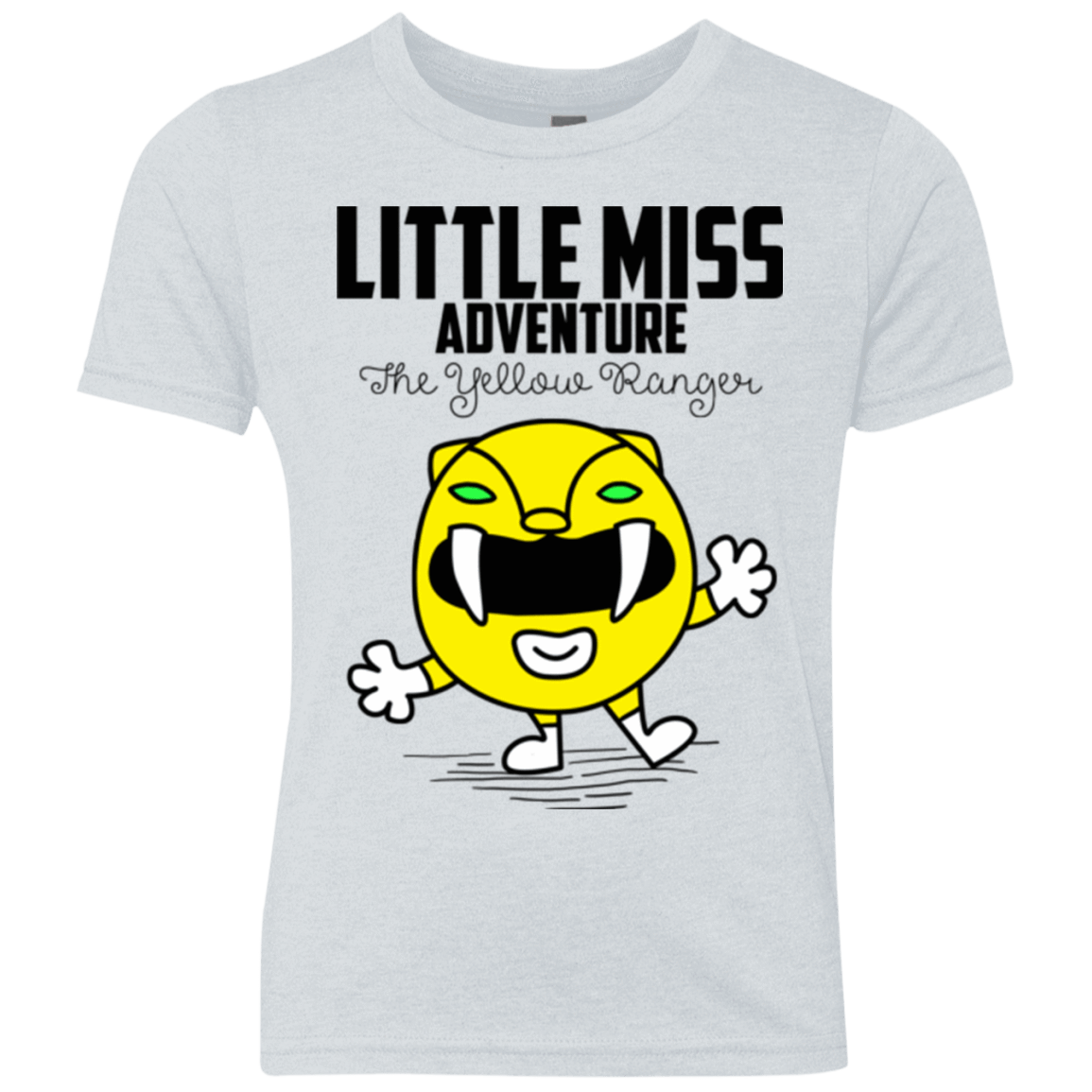 T-Shirts Heather White / YXS Little Miss Adventure Youth Triblend T-Shirt
