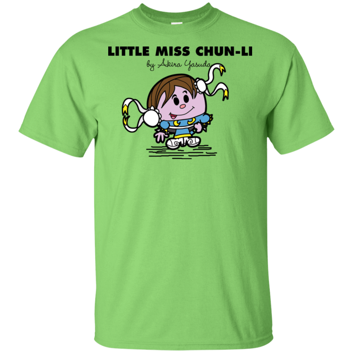 T-Shirts Lime / S Little Miss Chun Li T-Shirt