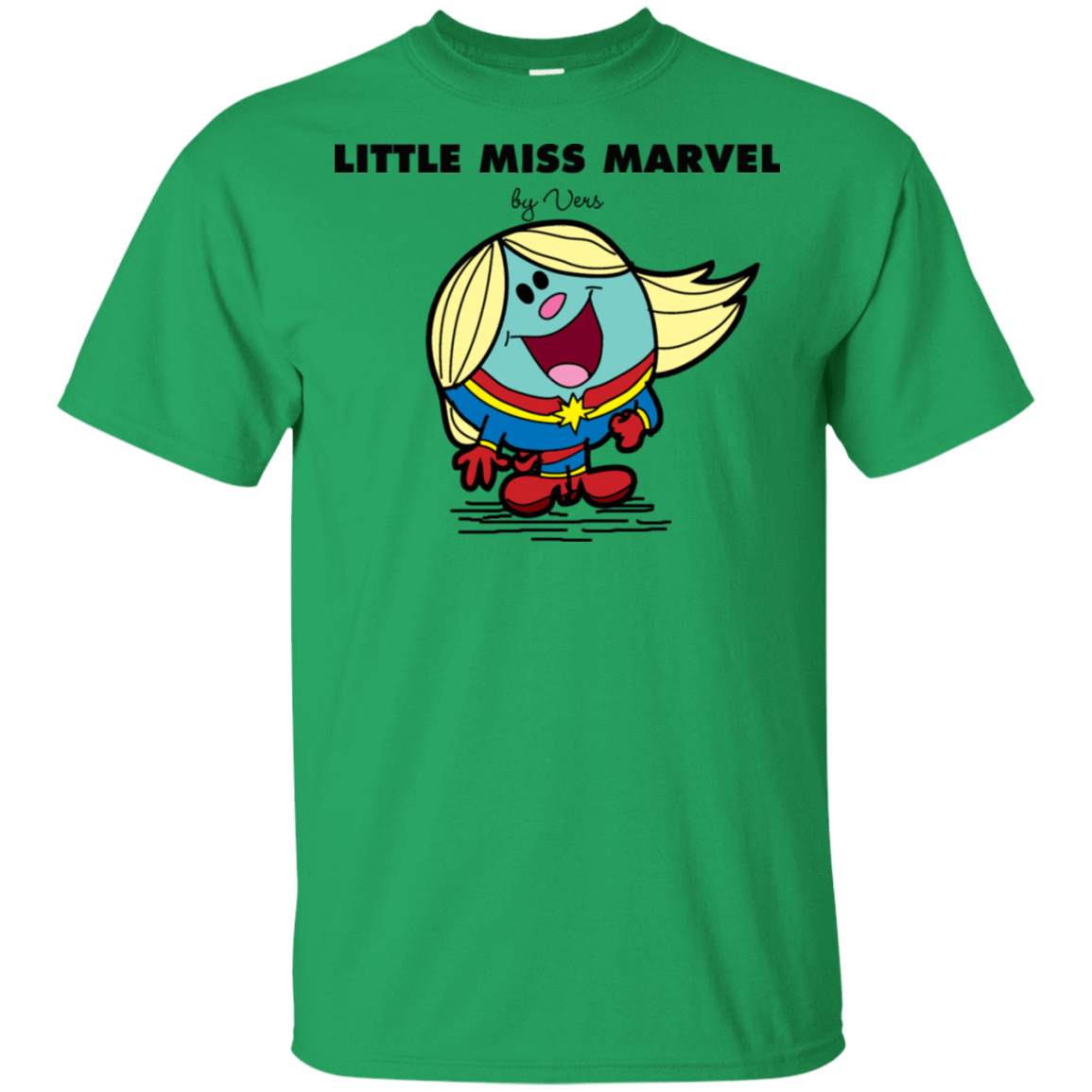 T-Shirts Irish Green / S Little Miss Marvel T-Shirt
