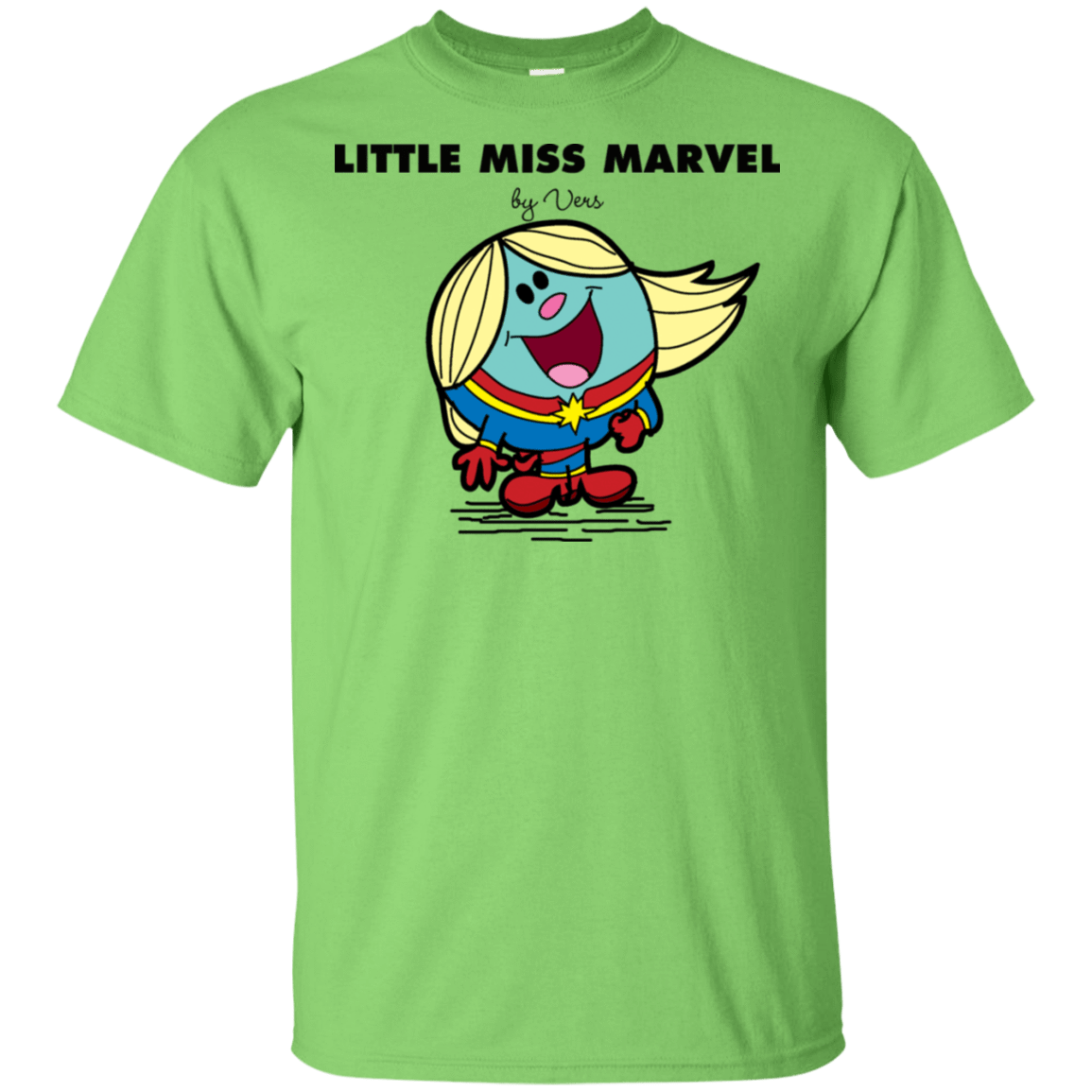 T-Shirts Lime / S Little Miss Marvel T-Shirt