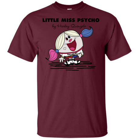 T-Shirts Maroon / S Little Miss Psycho T-Shirt