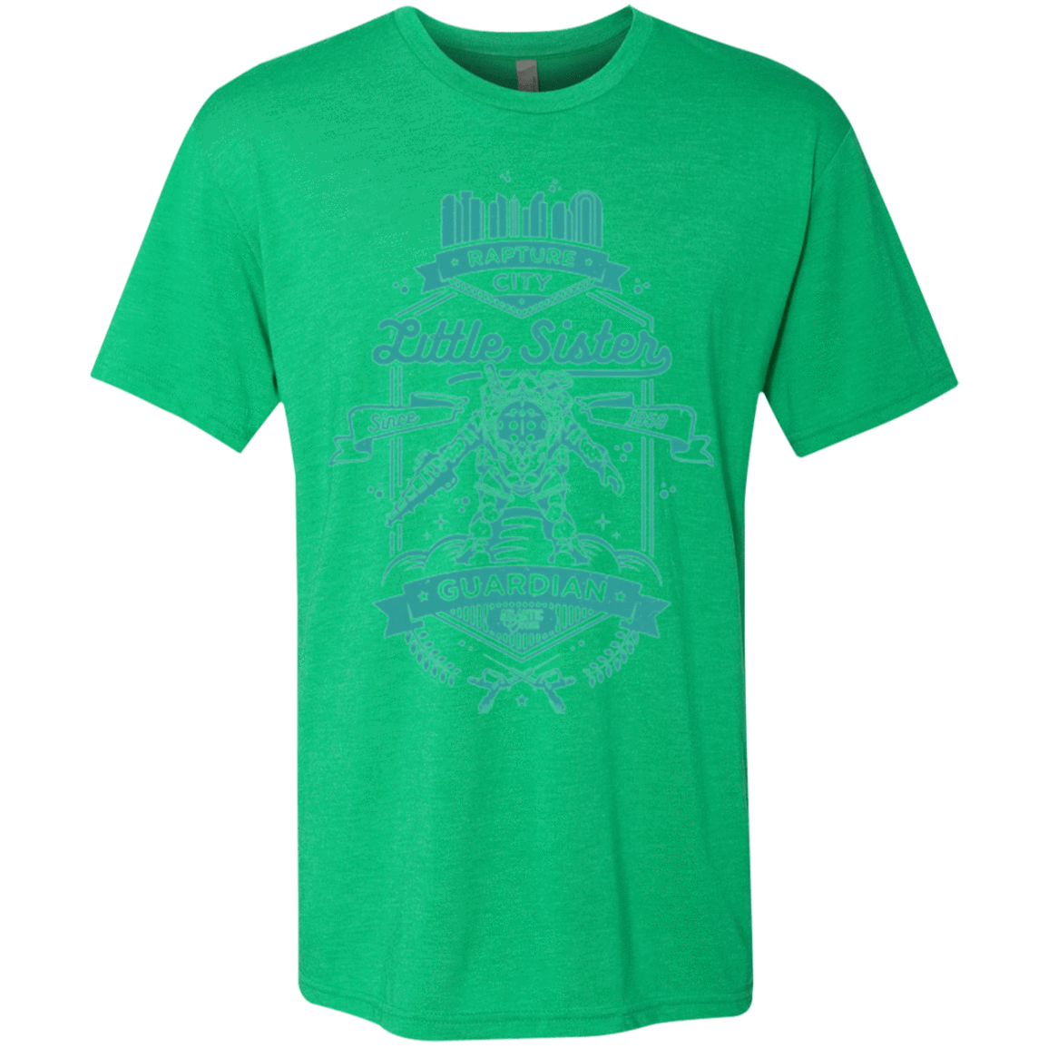 T-Shirts Envy / Small Little Sister Protector Men's Triblend T-Shirt