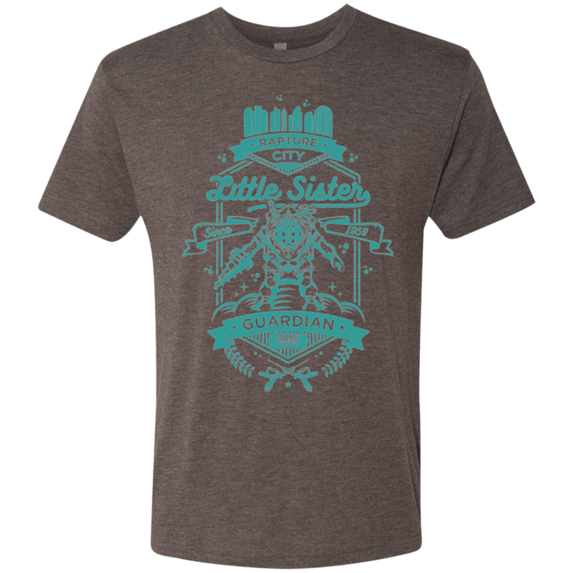 T-Shirts Macchiato / Small Little Sister Protector Men's Triblend T-Shirt