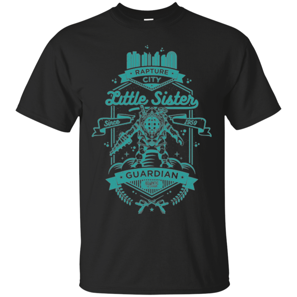 T-Shirts Black / Small Little Sister Protector T-Shirt