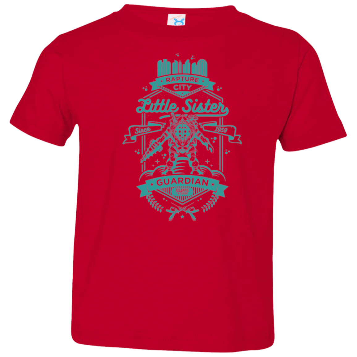 T-Shirts Red / 2T Little Sister Protector Toddler Premium T-Shirt