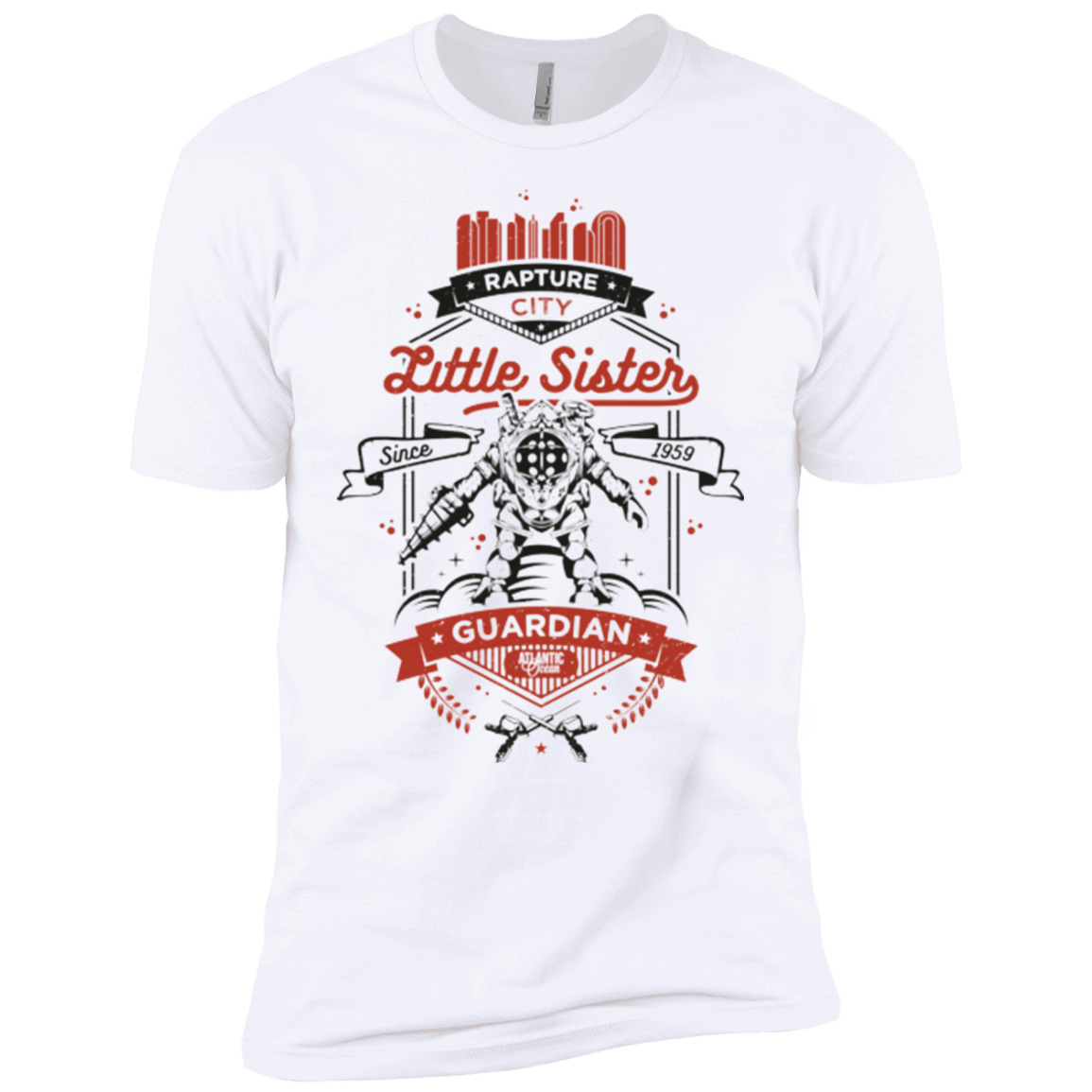 T-Shirts White / YXS Little Sister Protector V2 Boys Premium T-Shirt