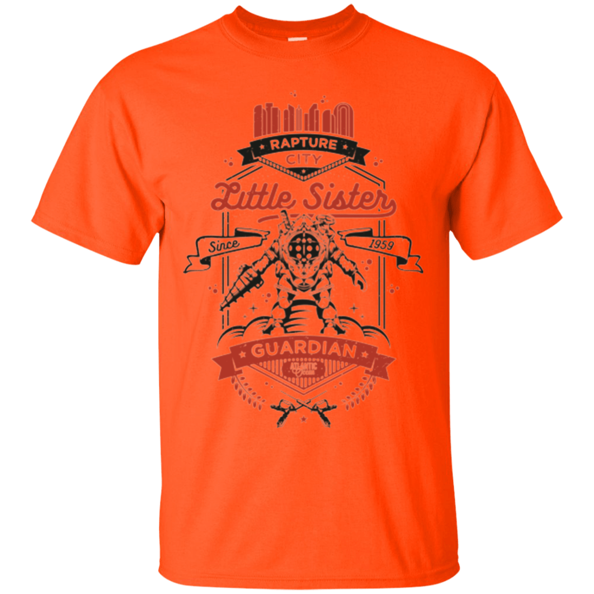 T-Shirts Orange / Small Little Sister Protector V2 T-Shirt