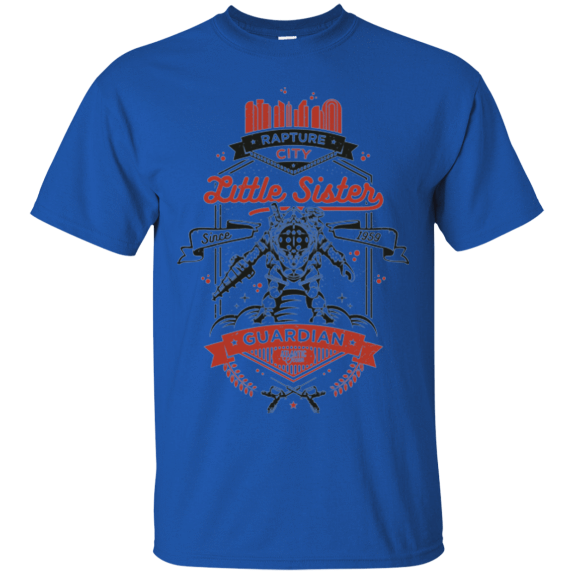 T-Shirts Royal / Small Little Sister Protector V2 T-Shirt