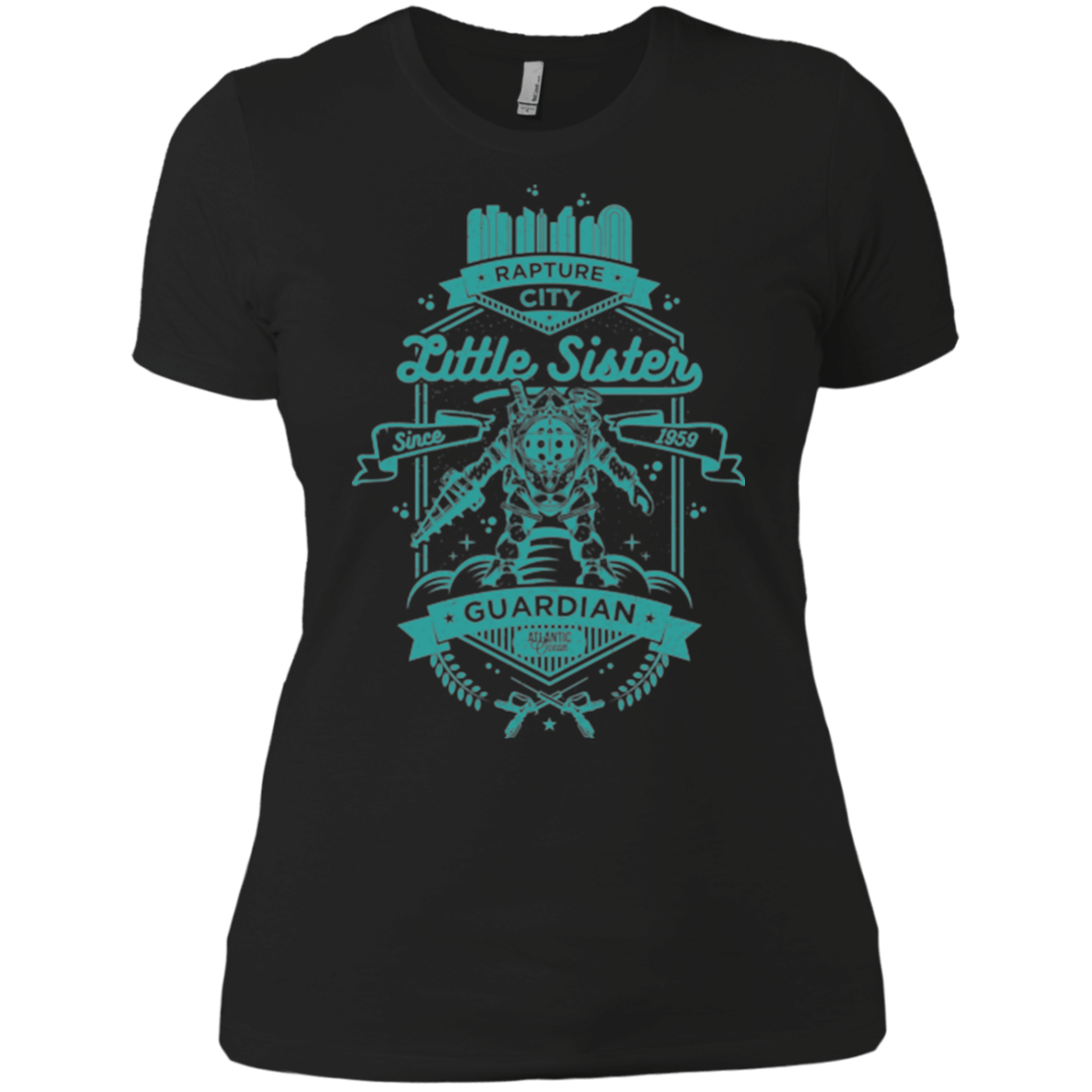 T-Shirts Black / X-Small Little Sister Protector Women's Premium T-Shirt