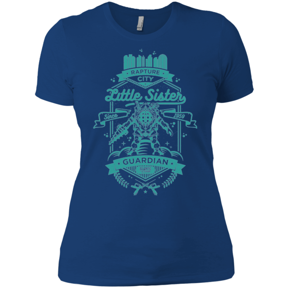 T-Shirts Royal / X-Small Little Sister Protector Women's Premium T-Shirt
