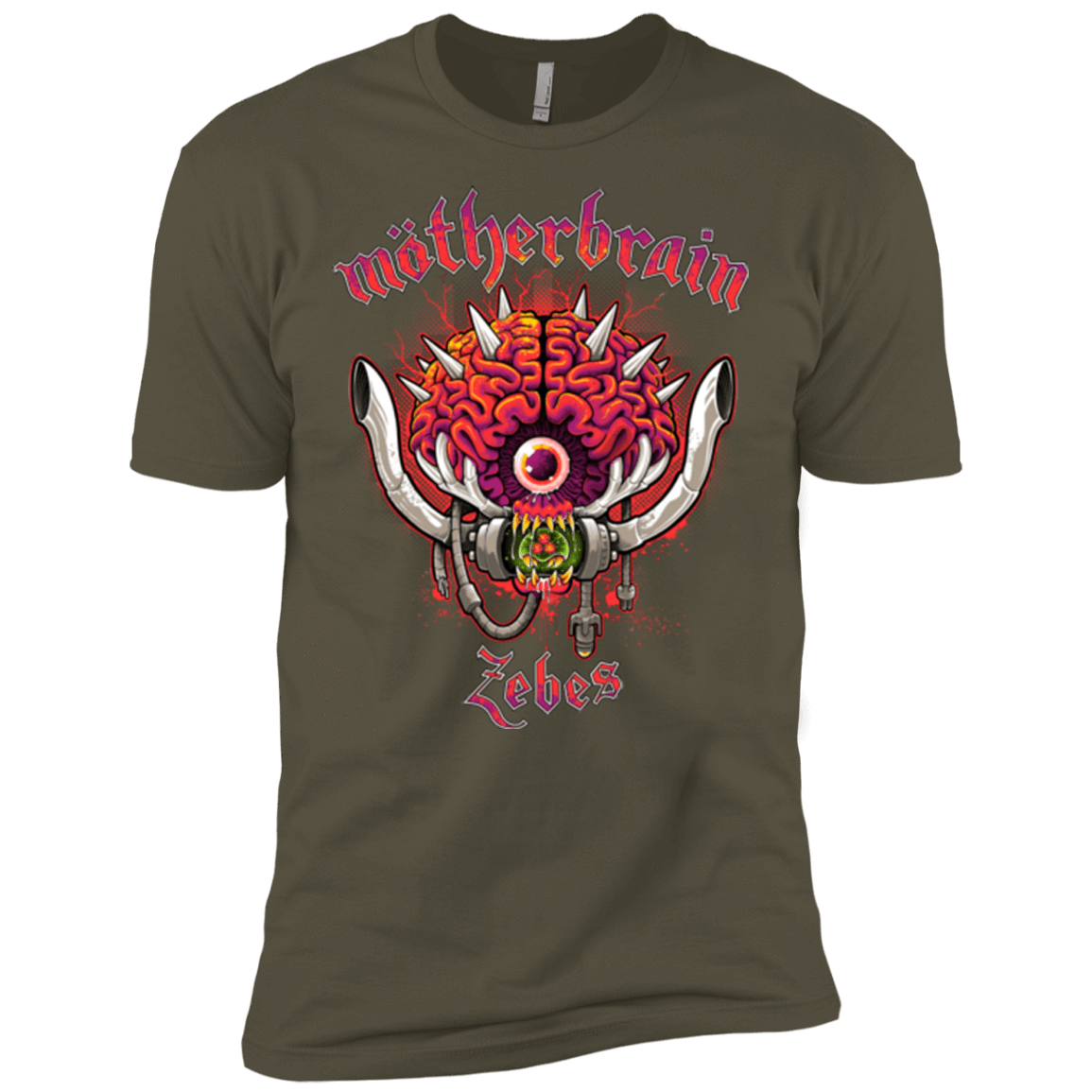 T-Shirts Military Green / X-Small Live From Zebes Men's Premium T-Shirt