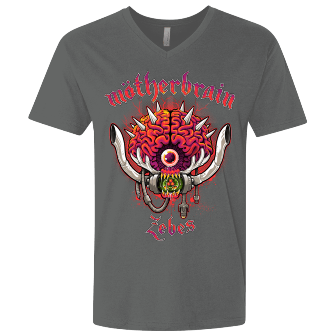 T-Shirts Heavy Metal / X-Small Live From Zebes Men's Premium V-Neck