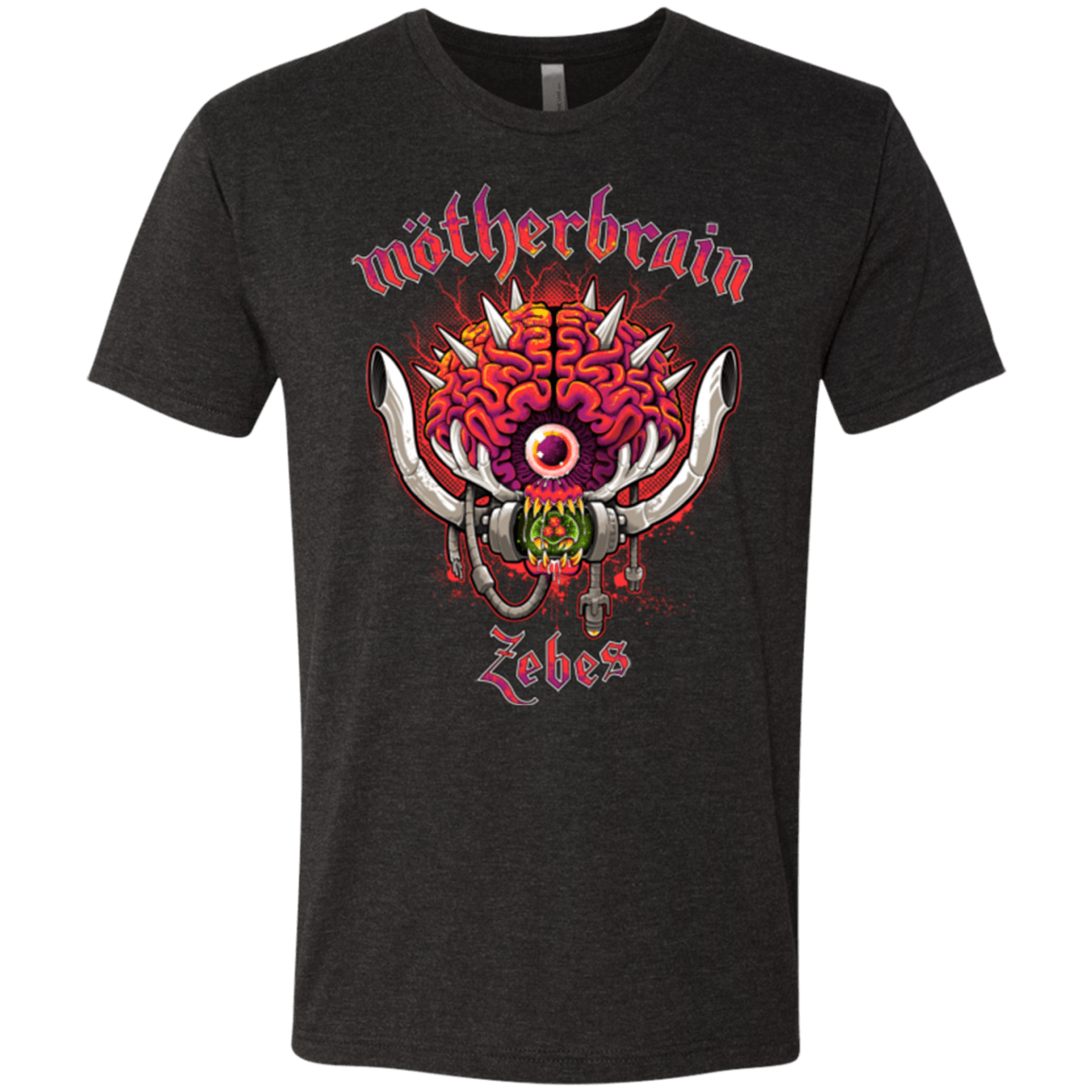 T-Shirts Vintage Black / Small Live From Zebes Men's Triblend T-Shirt