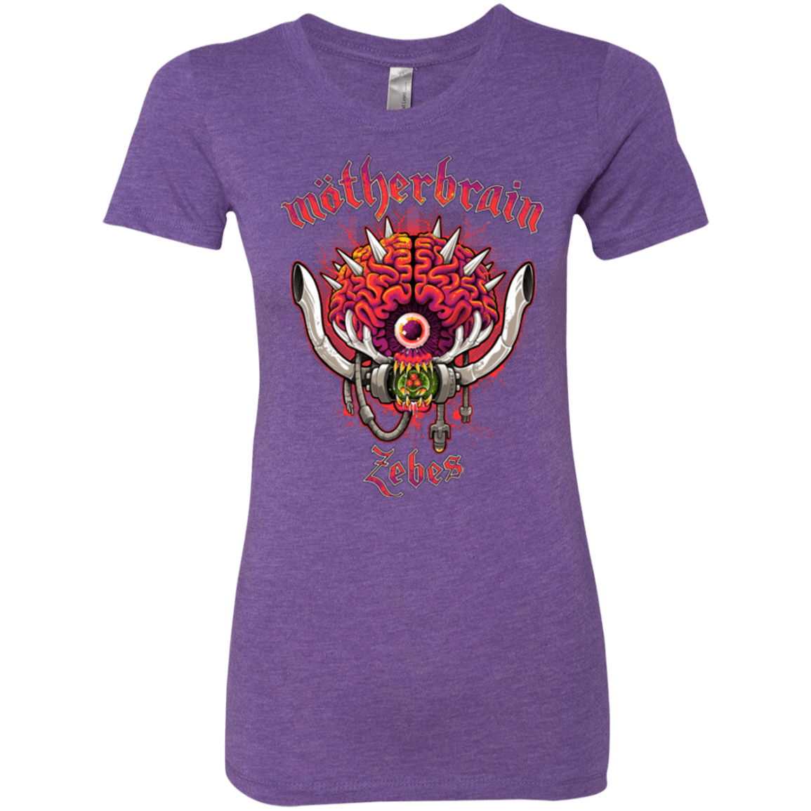 T-Shirts Purple Rush / Small Live From Zebes Women's Triblend T-Shirt
