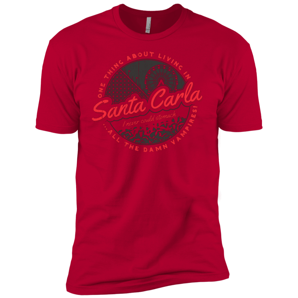 T-Shirts Red / YXS Living in Santa Carla Boys Premium T-Shirt