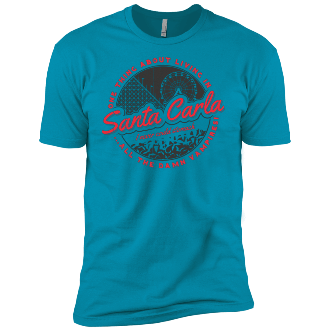 T-Shirts Turquoise / YXS Living in Santa Carla Boys Premium T-Shirt