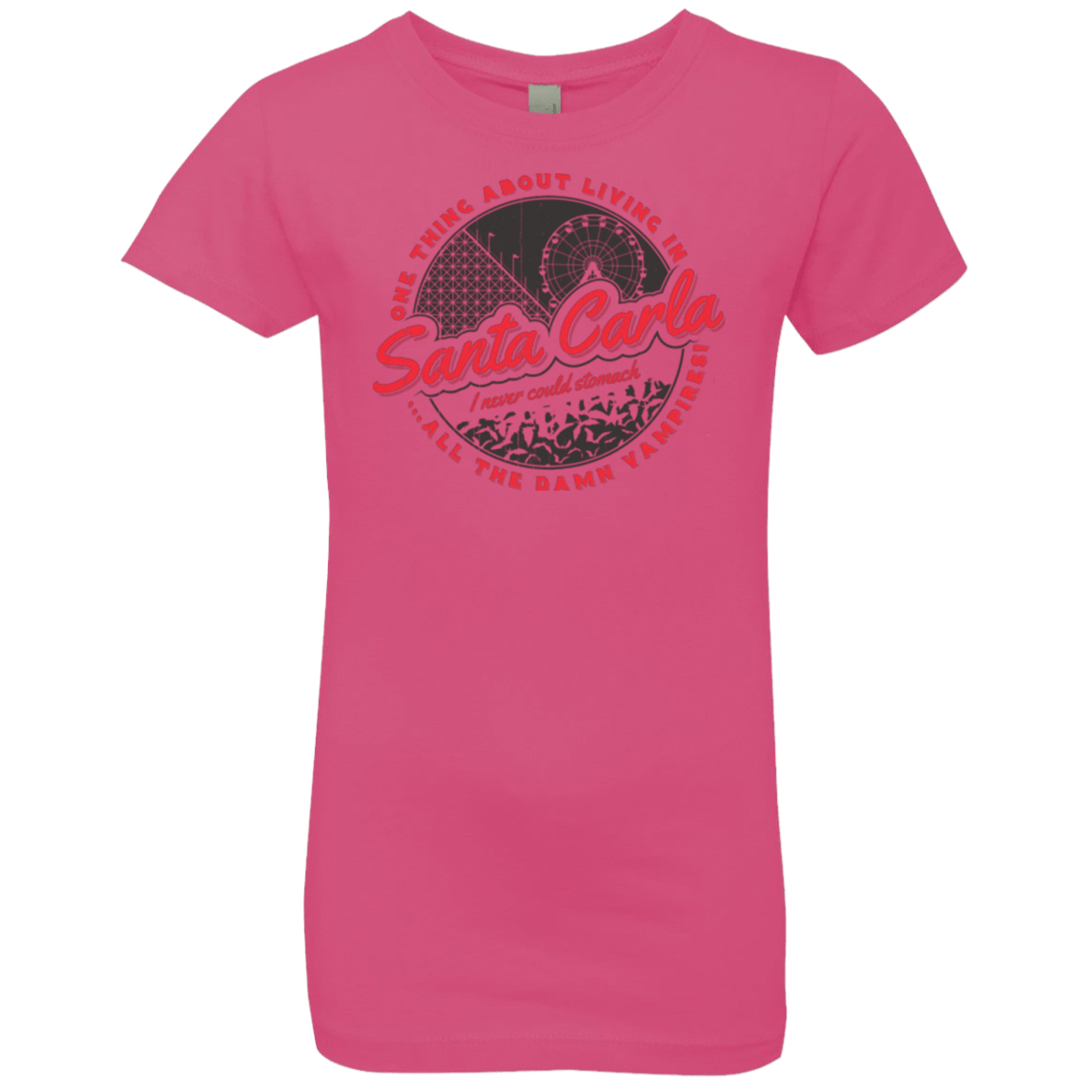 T-Shirts Hot Pink / YXS Living in Santa Carla Girls Premium T-Shirt