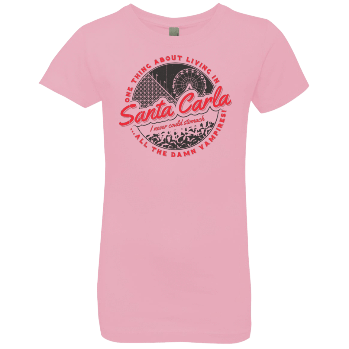 T-Shirts Light Pink / YXS Living in Santa Carla Girls Premium T-Shirt