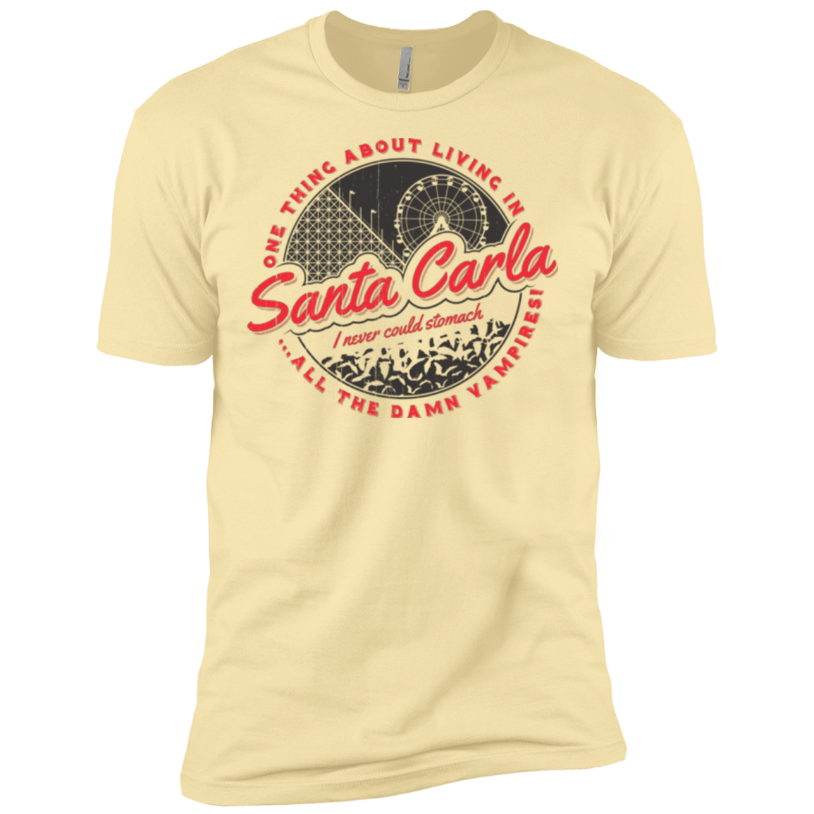 T-Shirts Banana Cream / X-Small Living in Santa Carla Men's Premium T-Shirt