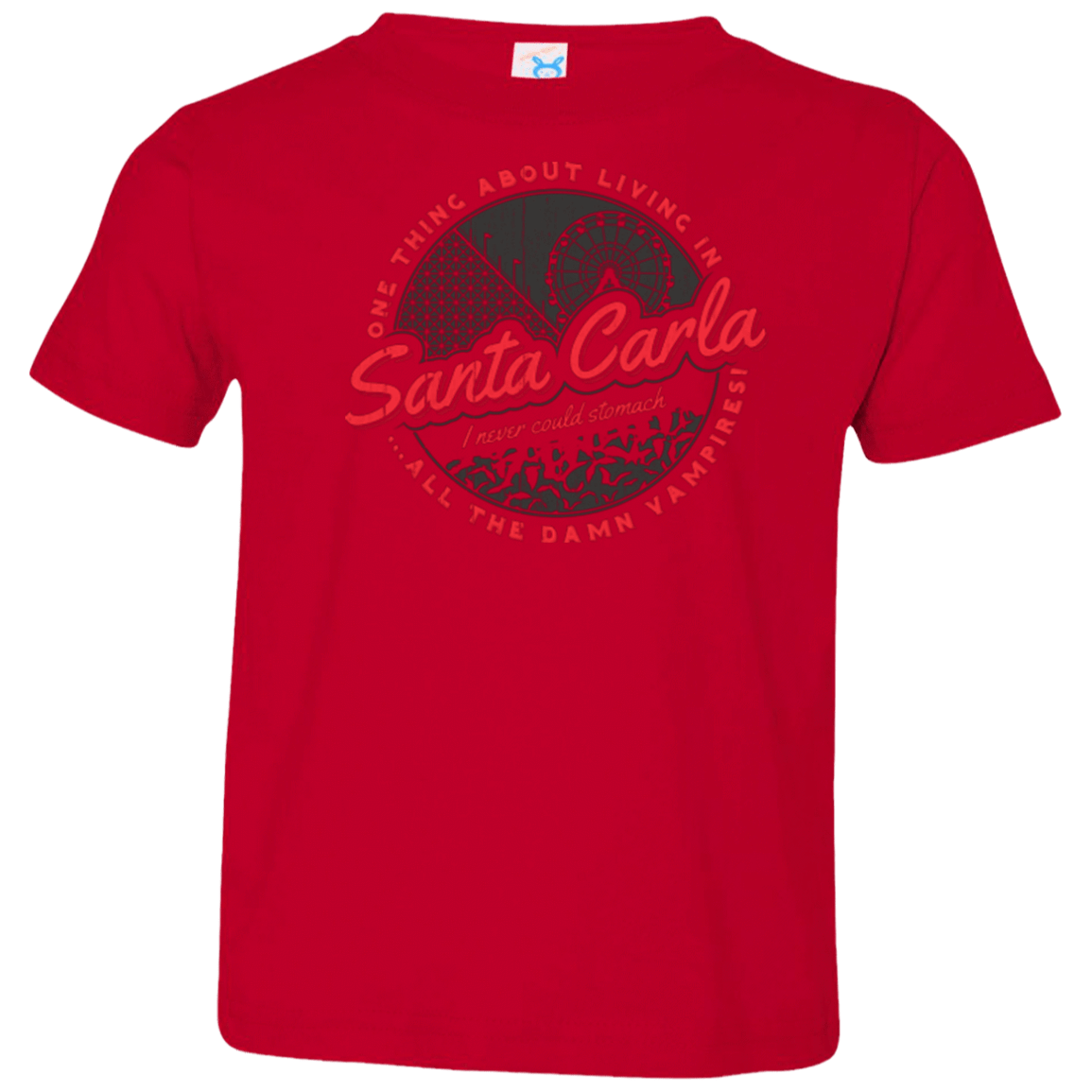 T-Shirts Red / 2T Living in Santa Carla Toddler Premium T-Shirt