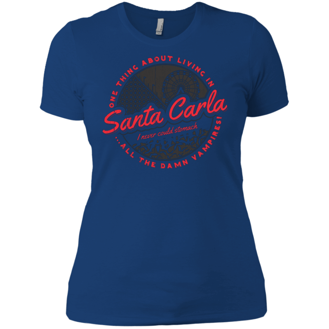 T-Shirts Royal / X-Small Living in Santa Carla Women's Premium T-Shirt