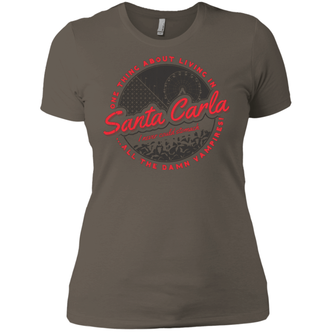 T-Shirts Warm Grey / X-Small Living in Santa Carla Women's Premium T-Shirt