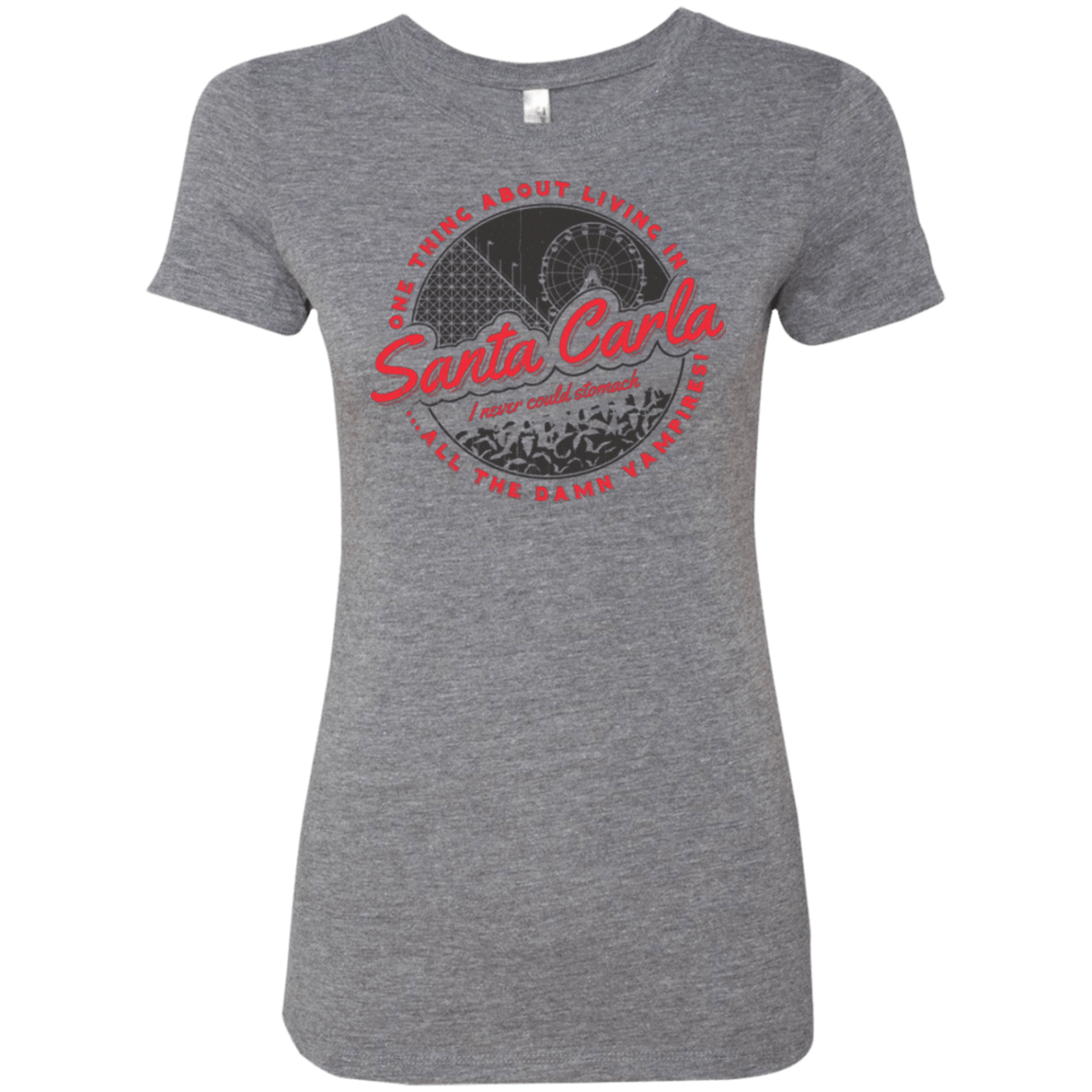 T-Shirts Premium Heather / Small Living in Santa Carla Women's Triblend T-Shirt