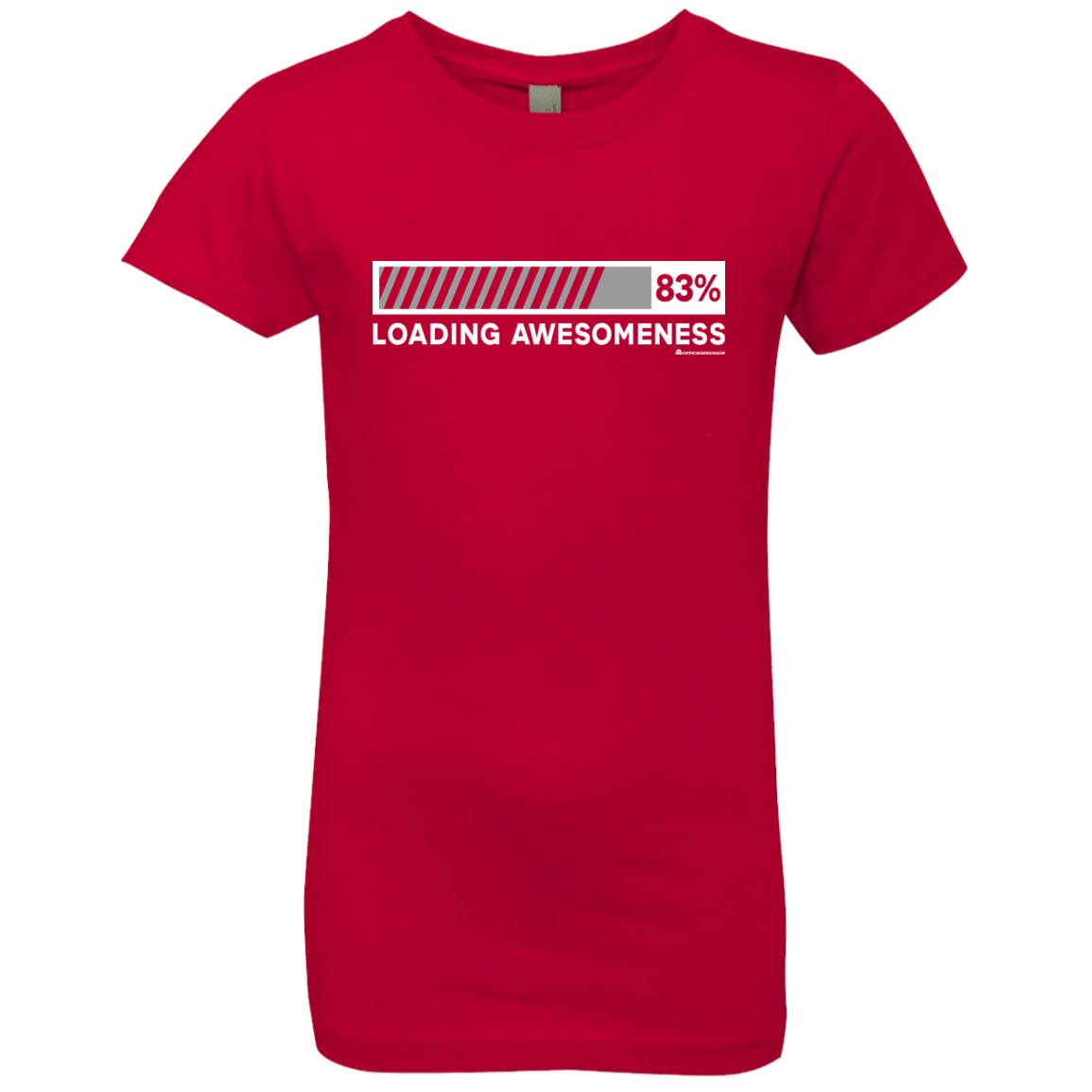 T-Shirts Red / YXS Loading Awesomeness Girls Premium T-Shirt