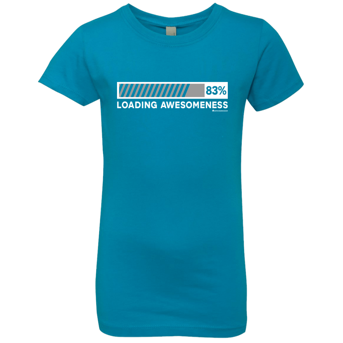T-Shirts Turquoise / YXS Loading Awesomeness Girls Premium T-Shirt