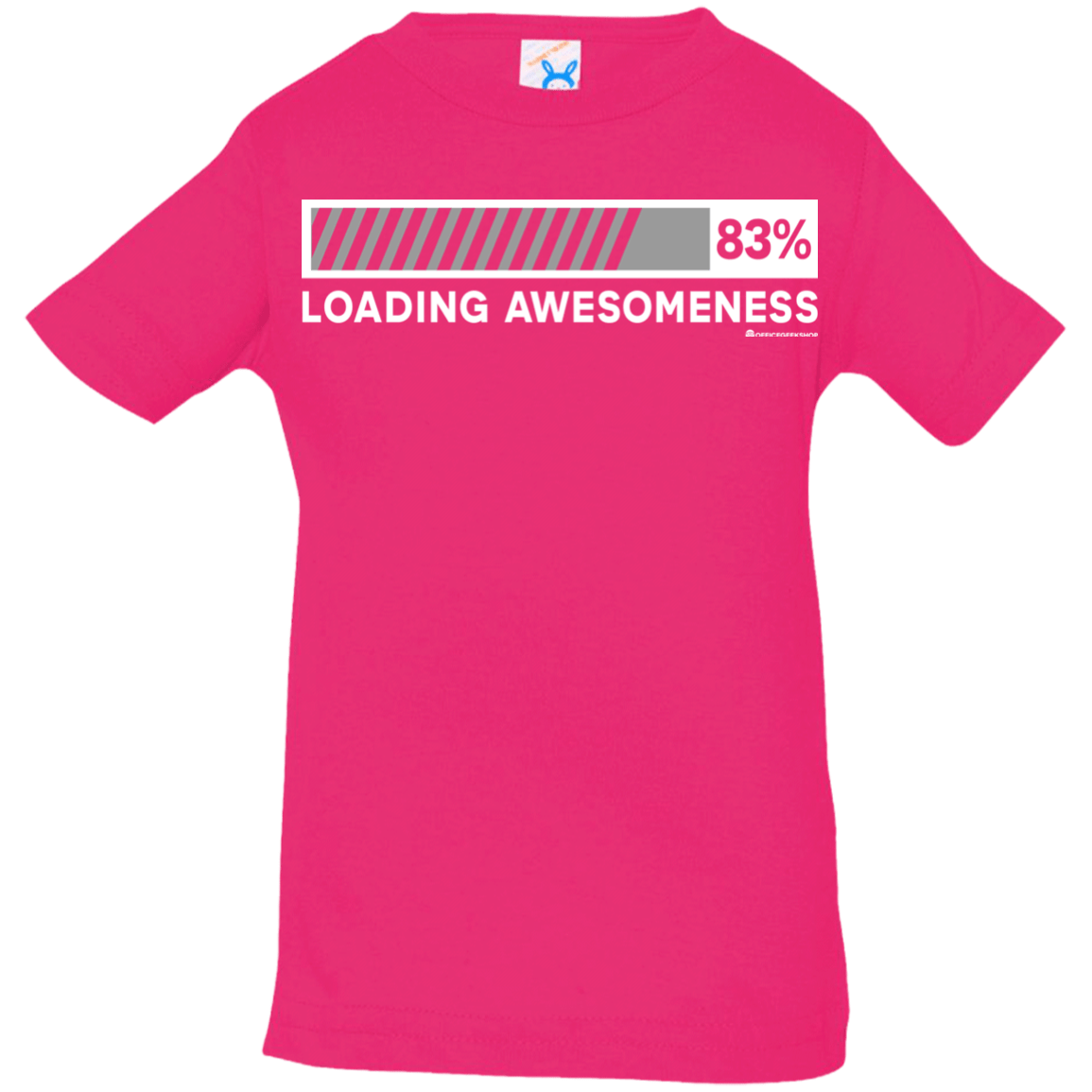 T-Shirts Hot Pink / 6 Months Loading Awesomeness Infant Premium T-Shirt