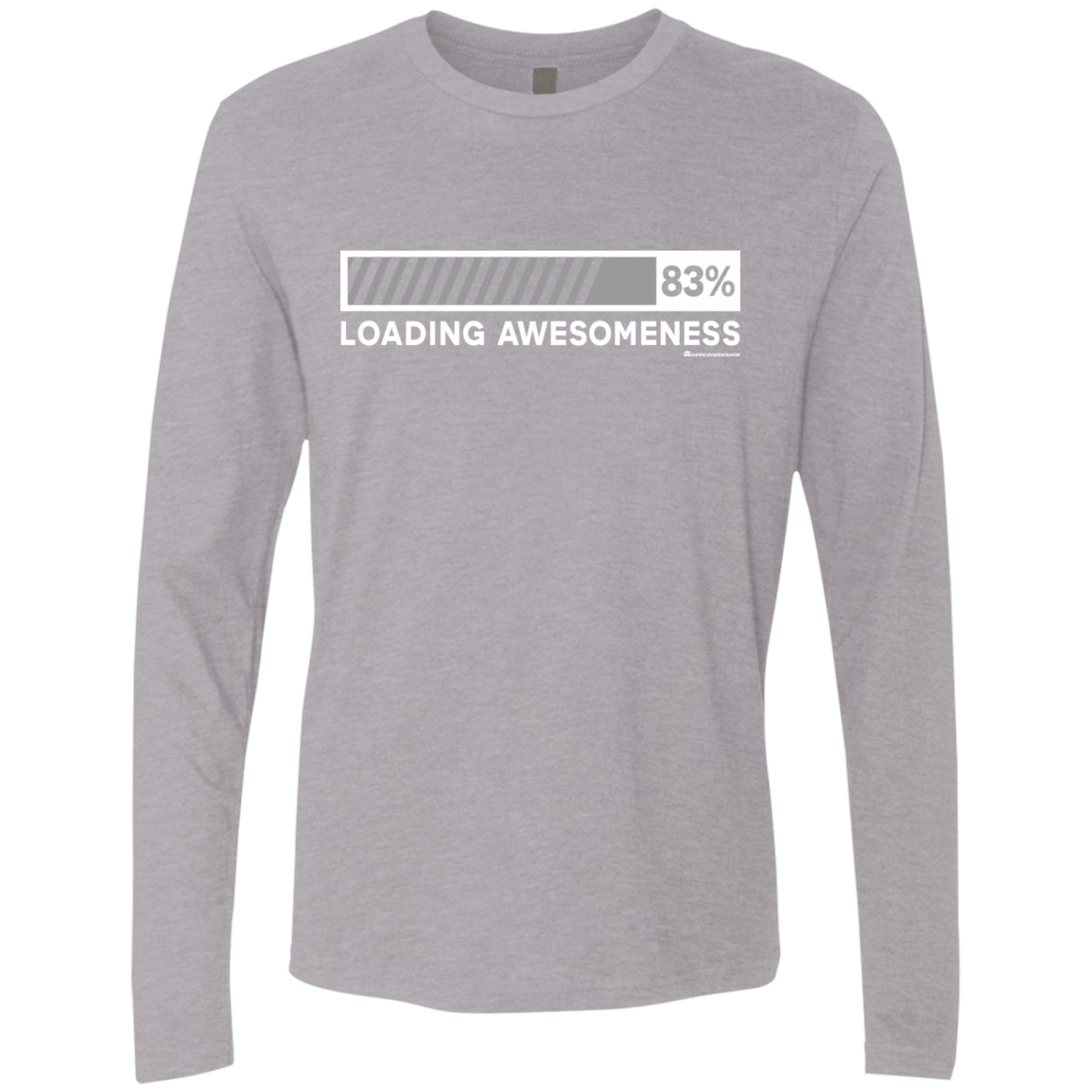 T-Shirts Heather Grey / Small Loading Awesomeness Men's Premium Long Sleeve