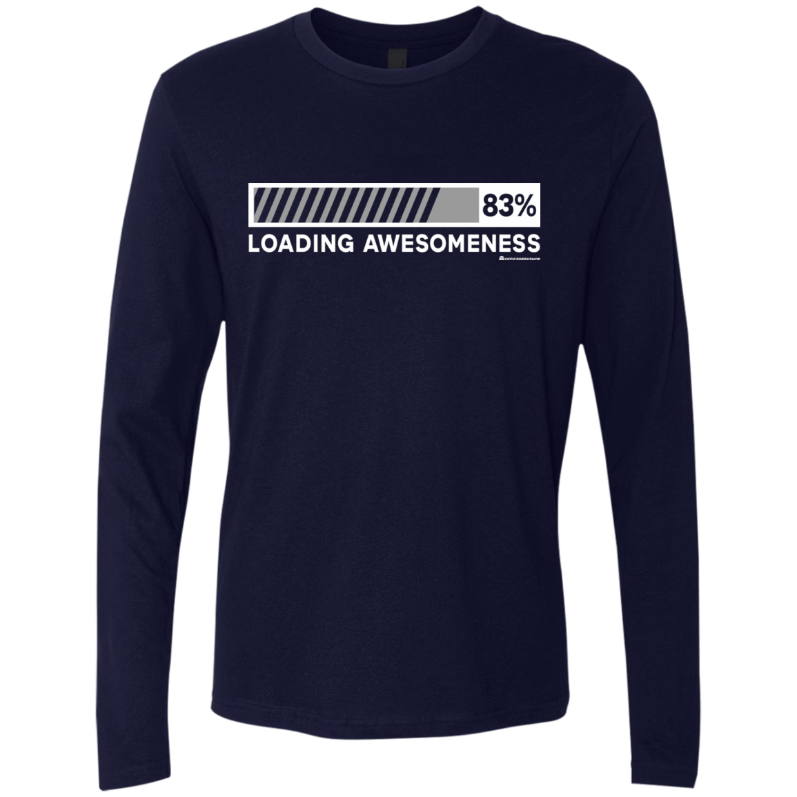 T-Shirts Midnight Navy / Small Loading Awesomeness Men's Premium Long Sleeve