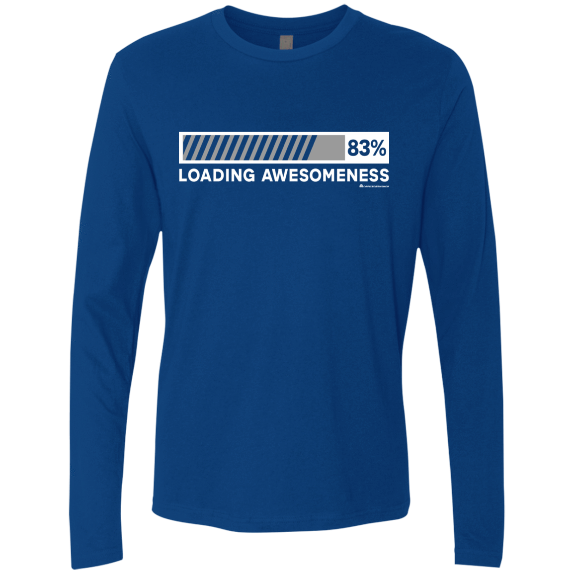 T-Shirts Royal / Small Loading Awesomeness Men's Premium Long Sleeve