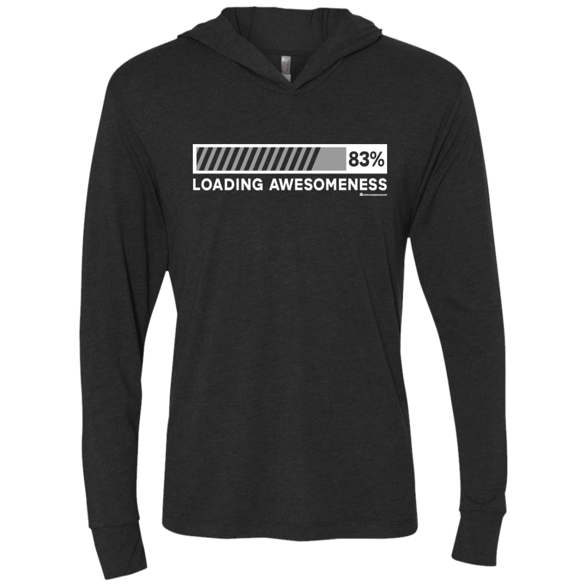 T-Shirts Vintage Black / X-Small Loading Awesomeness Triblend Long Sleeve Hoodie Tee