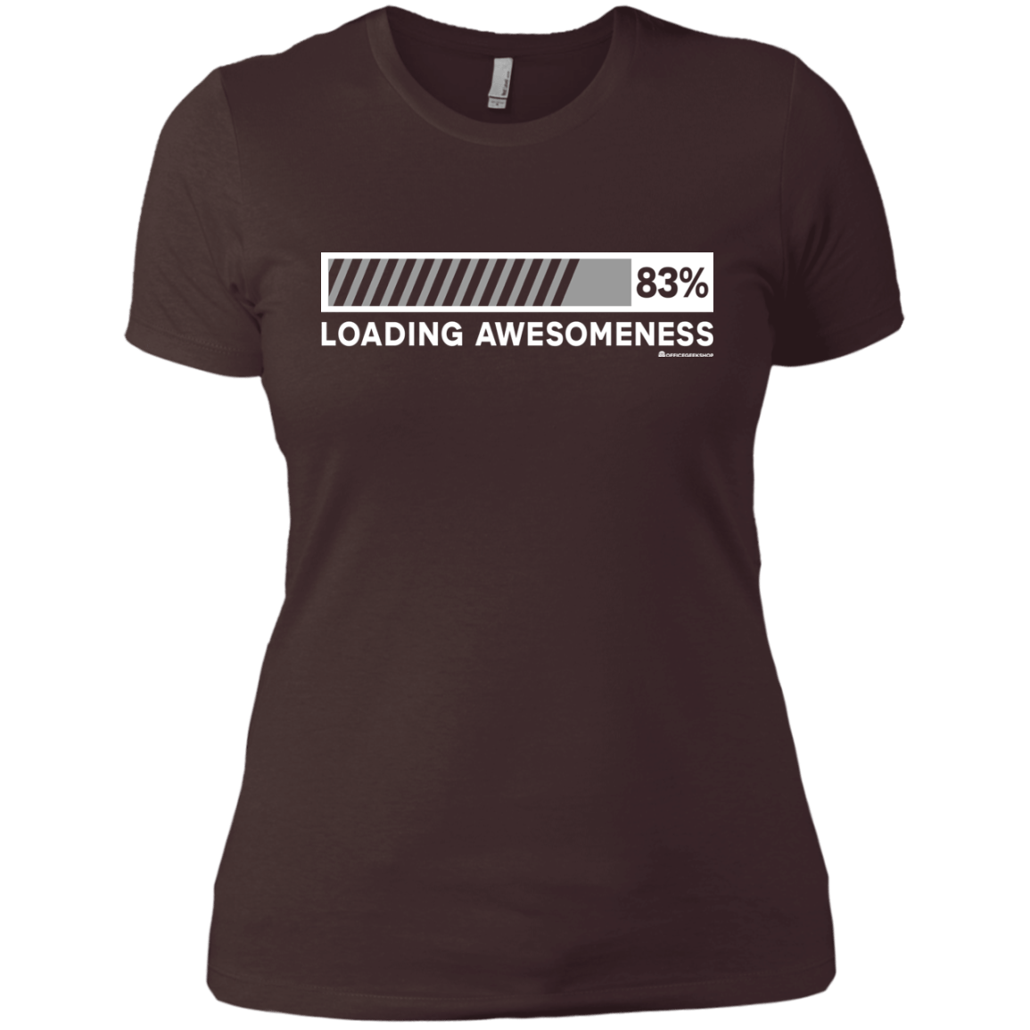 T-Shirts Dark Chocolate / X-Small Loading Awesomeness Women's Premium T-Shirt