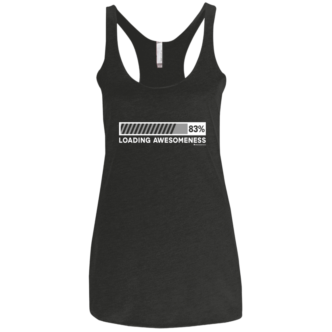 T-Shirts Vintage Black / X-Small Loading Awesomeness Women's Triblend Racerback Tank