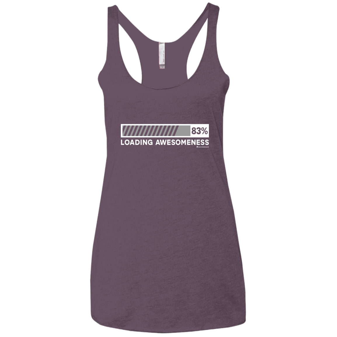 T-Shirts Vintage Purple / X-Small Loading Awesomeness Women's Triblend Racerback Tank