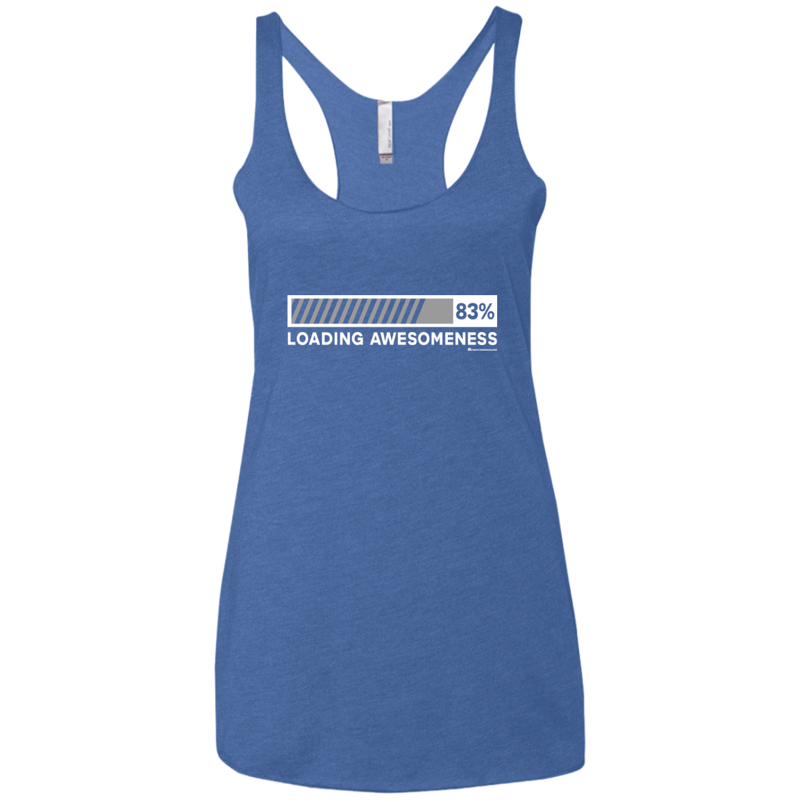 T-Shirts Vintage Royal / X-Small Loading Awesomeness Women's Triblend Racerback Tank