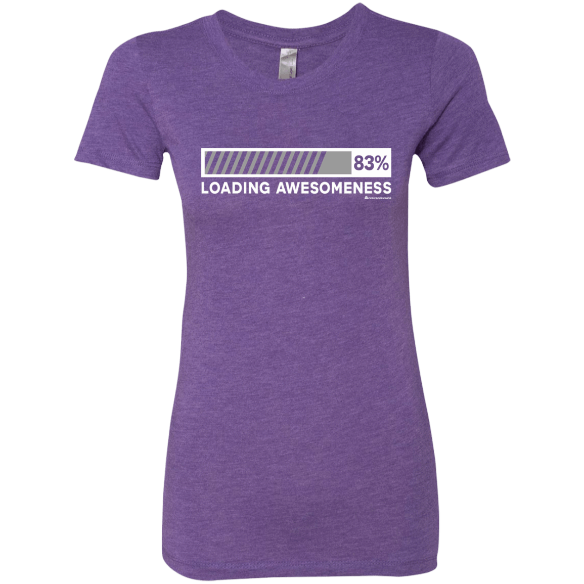 T-Shirts Purple Rush / Small Loading Awesomeness Women's Triblend T-Shirt