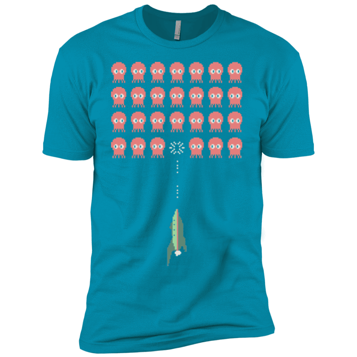 T-Shirts Turquoise / YXS Lobster invaders Boys Premium T-Shirt