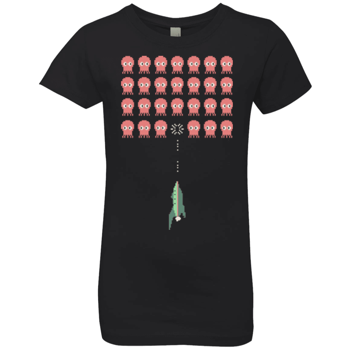 T-Shirts Black / YXS Lobster invaders Girls Premium T-Shirt